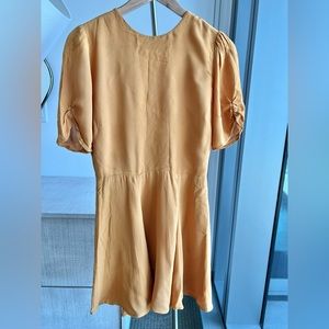 Reformation Yellow Mini Dress